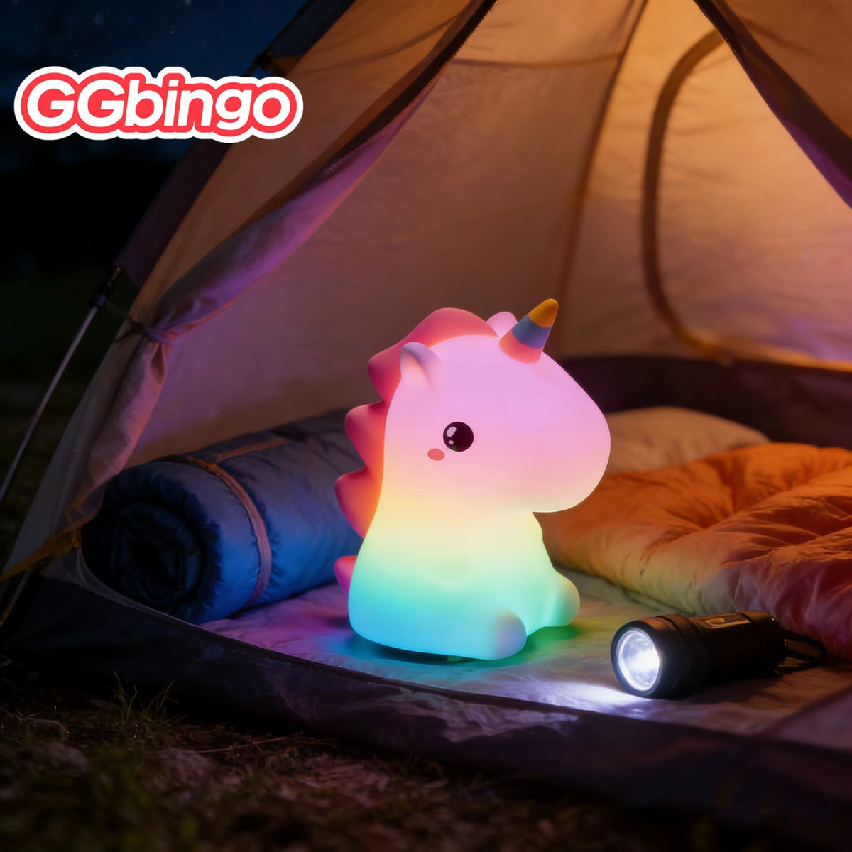 Lámpara Nocturna Animada Multicolor – Tu color favorito a un solo toque