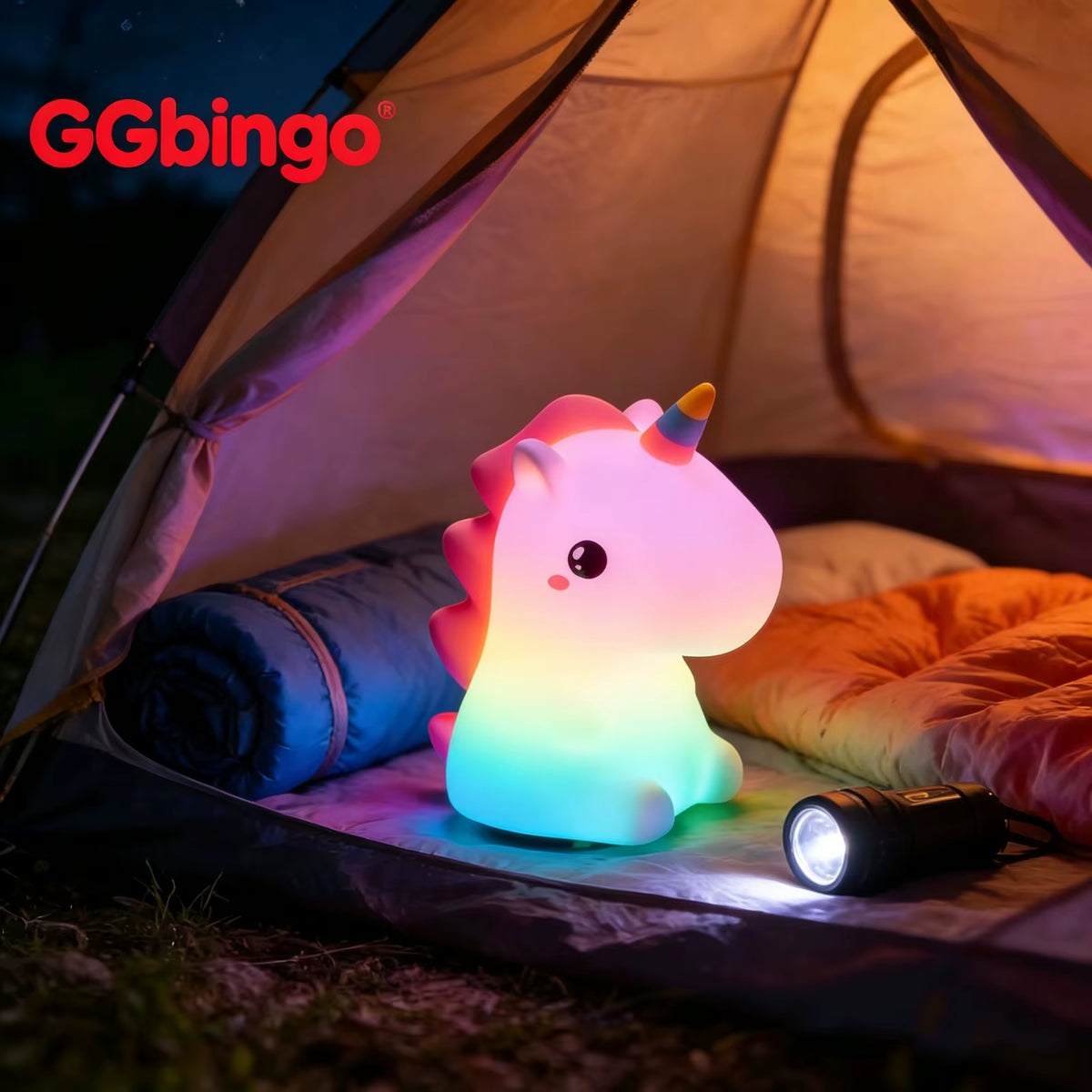 Lámpara Nocturna Animada Multicolor – Tu color favorito a un solo toque
